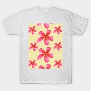 Diseño Floral en tonos rosas T-Shirt